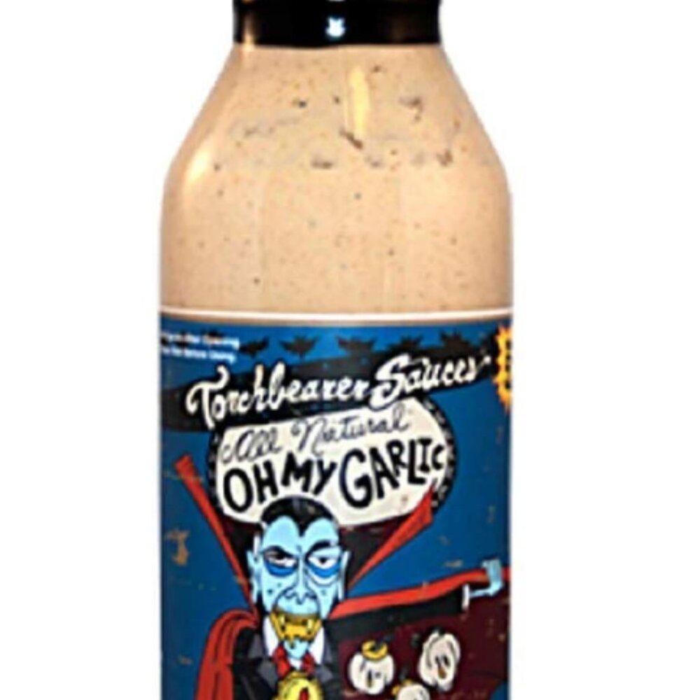 Torchbearer Oh My Garlic Sauce (3 bottle pack) Vegetarian, GMO Free